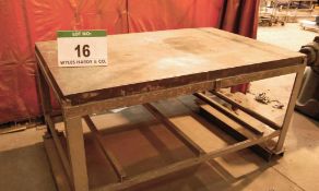 A 1800mm x 1160mm x 900mm Steel Workbench