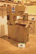 A STARTRITE 314 H Vertical Metal Cutting Band Sawing Machine, Serial No. 19197 with 2ft Throat,