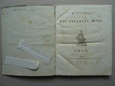 Mode.- Zeitungfür die elegante Welt. Jahrgang 1806. Tle. 1-117 in 3 Bdn. Leipzig, Voß, 1806. Mit