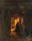 Hermann Bethke (1825-1895), Interieur, signiert HBethke fct, rücks. bez. ... Hermann Bethke Maler/