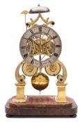 James Edwards, Stourbridge, a striking skeleton clock: the eight-day duration,