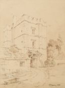 Paul Sandby Munn [1773-1845]- Weatherall Priory, Cumberland,