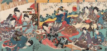 Kunisada, 'The First Month',