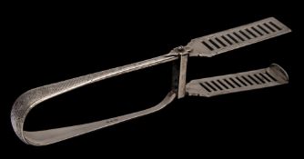 A George V silver asparagus server, maker Goldsmiths & Silversmiths Co Ltd, London,