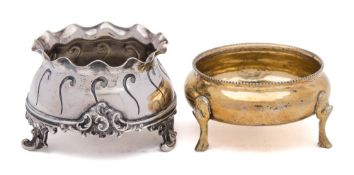 An Imperial Russian silver salt, assay master possibly Alexander Smirnov, Moscow,