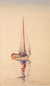 * Frederick Soldwedel [1886-1957]- Sailing Barge,:- signed, watercolour, 39 x 23cm. * Provenance.