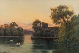 English School 19th/20th Century- Near Goring on Thames,