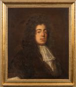 English School 18th Century- Portrait of a gentleman, head and shoulders,