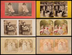 A group of twenty six GB and foreign stereoscope cards:,