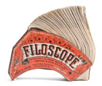 'The Filoscope' flipbook optical toy by The British Mutoscope & Biograph Co, Ltd:,