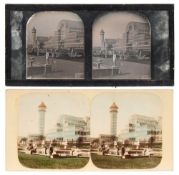 A rare stereoscopic daguerreotype:- Crystal Place at Sydenham:,