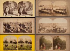 A group of twenty-five early English stereoscope cards of GB topographical views:,