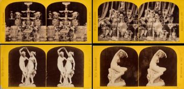 A group of twenty six stereoscope cards of 'The International Exhibition of 1862' by the London