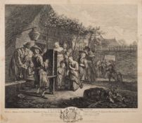 After Richard Brakenburgh (1650-1702) 'La Curiosite':,