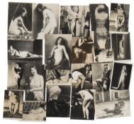 A collection of early 20th century nude and erotic photographs:, mainly Continental,
