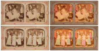 Erotic Stereo Cards : Fantasies Parisiennes,