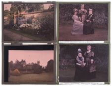 C H Cox Photographer, a group of eight colour Autochrome Lumiere plates:,