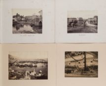 Francis Frith, two early 20th century topographical photographs: 'The Village of Eynesford ,