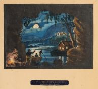 G W's Transparencies 'Smuggler's cave':, London, Published by Reeves & Sons , Cheapside and W,