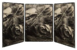 Deep Picture : illustration on glass of an angling subject inc.