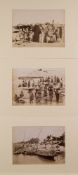 George and Constanti Zangaki (fl1870-1890) three 19th century albumen prints:,