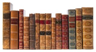 BINDINGS : Shakspeare, William, The Works, org. gilt tan full calf, 8vo, n.d.
