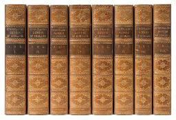 STRICKLAND, Agnes - Lives of the Queens of England : 8 vols, illust,