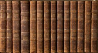 JOHNSON, Samuel - The Works : 14 vols, full calf worn, 8vo, 1788-1816.