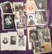 ACTORS & ACTRESSES : several engraved prints of Charles Incledon with his cut signature.