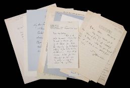 ARTIST'S LETTERS : a collection of fifteen ALs to the portrait artist Maurice Codner R.A.