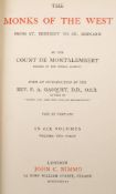 MONTALEMBERT, Count de - The Monks of the West : 6 vols, finely bound in brown gilt morocco, 8vo,