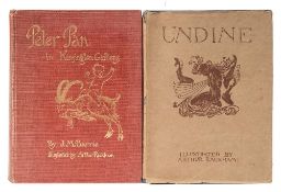 RACKHAM, Arthur (illustrator) - Peter Pan in Kensington Gardens : 50 tipped-in colour plates, org.