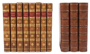 BYRON, Lord - The Works : 8 vol set, full calf nicely rebacked, 8vo, Paris, 1819.