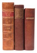 MITCHELL, James - A Dictionary of Chemistry, Mineralogy, and Geology : folding frontis,