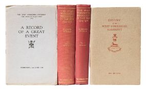 WYRALL, Everard - The West Yorkshire Regiment in the War 1914-1918 : 2 vols, illust, maps, org.