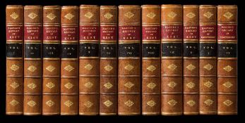 HASTED, Edward - The History and Topographical Survey of the County of Kent : 12 vols,