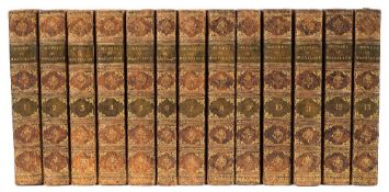 MASSILLON, Jean Baptiste de - Oeuvres De Massillon : 13 vols, half calf, 8vo, Paris, 1810.