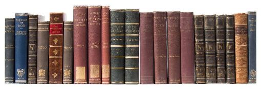 UEBERWEG, Dr. Friedrich - A History of Philosophy : 2 vols, half morocco, 8vo, 1885.