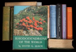 LEACH, David G - Rhododendrons of the World : illust, org. cloth in d/w, 4to,1961.