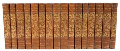 AINSWORTH, William Harrison - [ The Works ] 16 vols, half morocco in art nouveau style, 8vo, n.d.