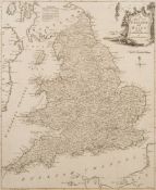 WITHDRAWN (COMBINED WITH LOT 308) ( KITCHEN, T ) A Map of England and Wales : uncoloured map,