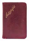 AUTOGRAPH ALBUM : E. H.