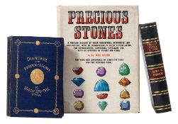 EMANUEL, Harry - Diamonds and Precious Stones : colour frontis, plate, 4 tinted lithographs, org.