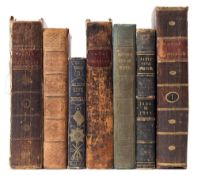 NAVAL CHRONICLE : Vol. 1, plates, half calf, stout 8vo, 1799. With the years 1801, 1807.