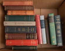 MIERS, Henry A - Mineralogy : org. cloth, 8vo, Macmillan, 1902. With a box of books on mineralogy.