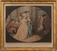 SMITH, J.R - 'The Promenade at Carlisle House' : hand coloured engraving, 395 x 320 mm, f & g, 1781.
