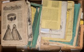 FASHION : The Englishwoman's Domestic Magazine, a number of odd parts in original wrappers.