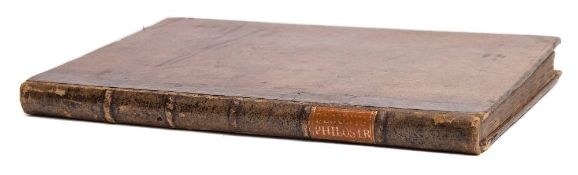 BLOUNT, Charles - The Two First Books, of Philostratus,