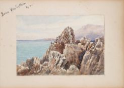 EUROPEAN TOUR : A massive album containing well over one hundred watercolour sketches of three