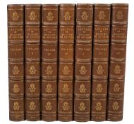 BINDINGS : The Letters of Madame de Sevigne - 7 vol set, half morocco, 8vo, Carnavalet Edition,